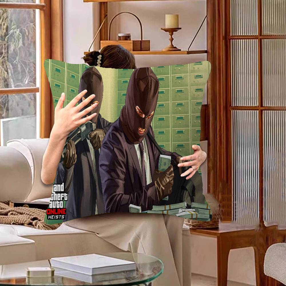 GTA 5 Наволочка Мультяшный Подарок Чехол на Подушку Спальня Дом Диван Стул Сиденье Декор Наволочка