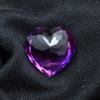 Natural Purple Tanzanite Loose Gemstone 9.65 ct Heart Cut for Jewelry Making and Gem Collections