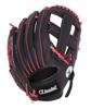Captain Stag CS Junior Baseball Glove for Black and Red (UX-2591) Kids, Right-Handed Throw, All-Around Use,