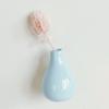 5Pcs Mini Glass Vase Refrigerator Magnet Home Office Kitchen Locker Fridge 3D Flower Vase Magnetic Decoration Ornament