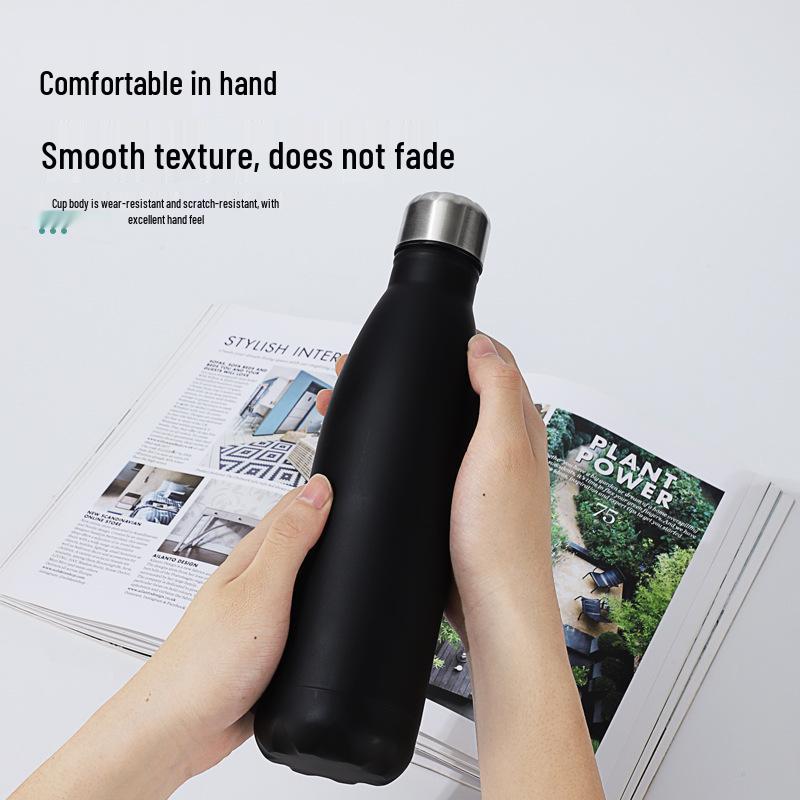 Трансграничная 304 Нержавеющая сталь Изолированная бутылка для воды - Большая емкость Спорт на открытом воздухе и Автомобильная чашка