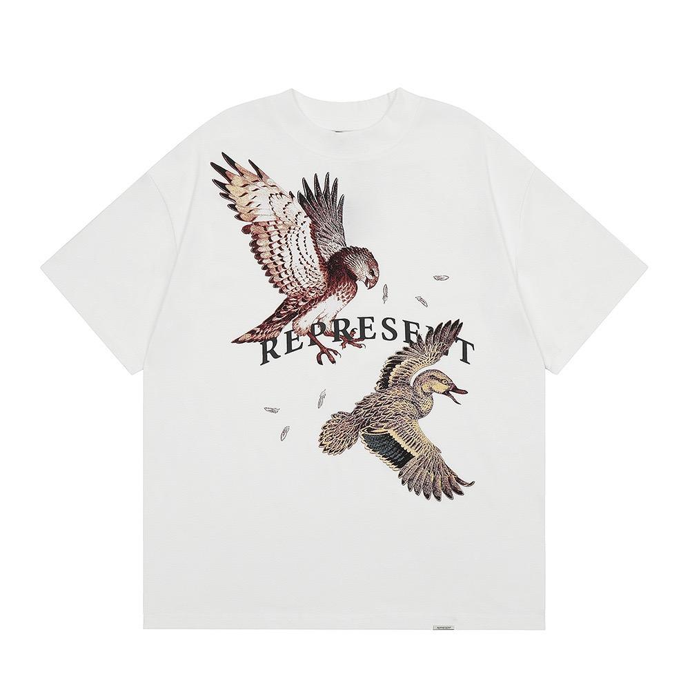 Luxury Mens Womens T-Shirt Cotton Print Streetwear Vintage Oversized Tee Unisex Top