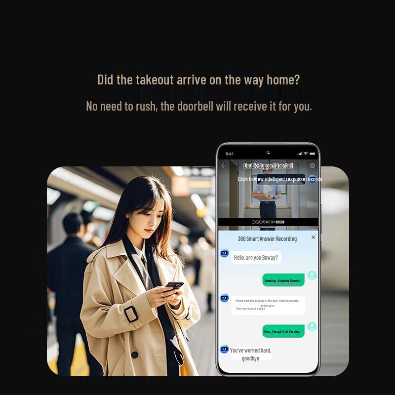 360 Smart Dual-Camera 6MAX Video Doorbell (CN version)