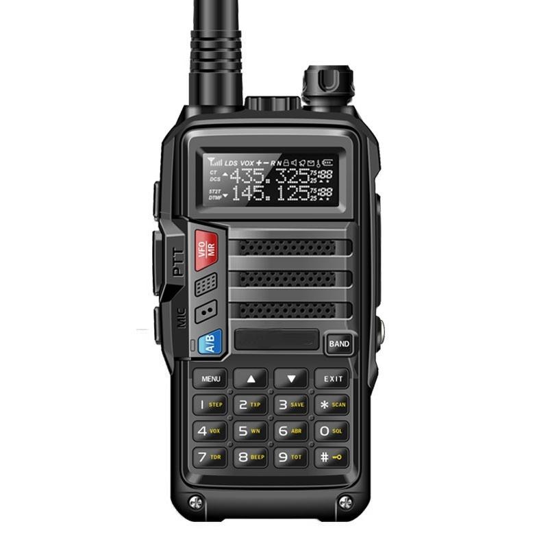 Мощный портативный радиоприемник Walkie Talkie CB, 200 Вт, дальность действия 120 км, для охоты, лесной город, обновление S9 с USB-зарядным устройством S9 plus ProAbf