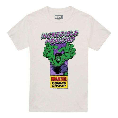 Marvel Comics Mens Incredible Grandad Hulk Corner Box T-Shirt