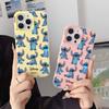 Милый мультяшный Стич Модный чехол для телефона для iPhone 17 AIR 16 15 14 13 12 11 Pro Max Plus Матовый чехол с ощущением кожи