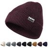 Rivmount Knit Beanie Watch Striped Cold Solid and Hat, Cap, Knit, Stylish, Pompom, Protection, Windproof, Breathable, Stretchy, Soft, Color, Spring,