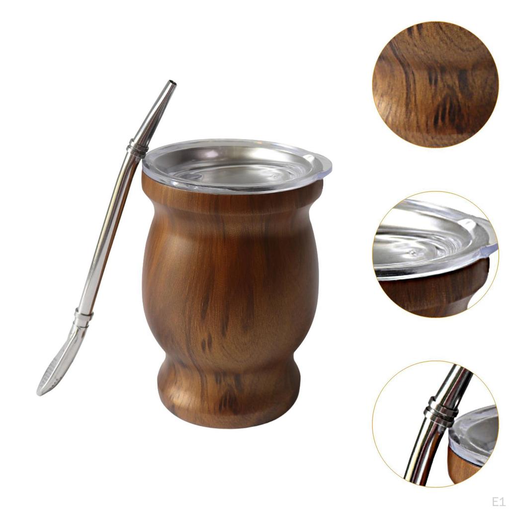 Yerba Mate Cup 8 Ounces Gifts Portable Gourd Kit Tea Set Cup/gourd