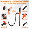 Portable Fuel Transfer Pump, Battery Powered Siphon Pump For Gasoline, Fuel, Gas, Diesel, Water Transfer, 2.4 GPM Flow Oil Extractor With Powerful