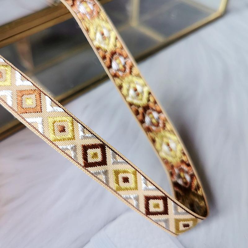 Жаккардовая лента с этнической вышивкой Misi для DIY одежды кукол