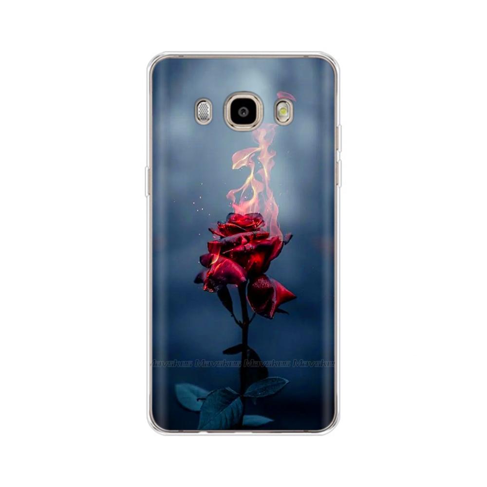 Для Samsung Galaxy J5 2016 Чехол J510 J510F/ds J510FN Крышка Модный Ромашка Мягкие Защитные Чехлы Для Samsung J5 2016 Fundas Coque