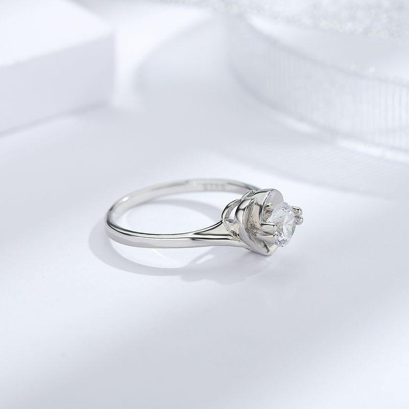 Кольцо Beloved из стерлингового серебра 925 пробы, женское, элитное, в форме сердца, с 50-конечным бриллиантом, легкое, роскошное, в стиле Love Ins, один бриллиант на указательный палец
