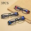 3Pcs Anti Blue Light Blocking Reading Glasses Men Business Ultralight Sport Presbyopia Computer Eyesglasses +1.0 +1.5 To +4