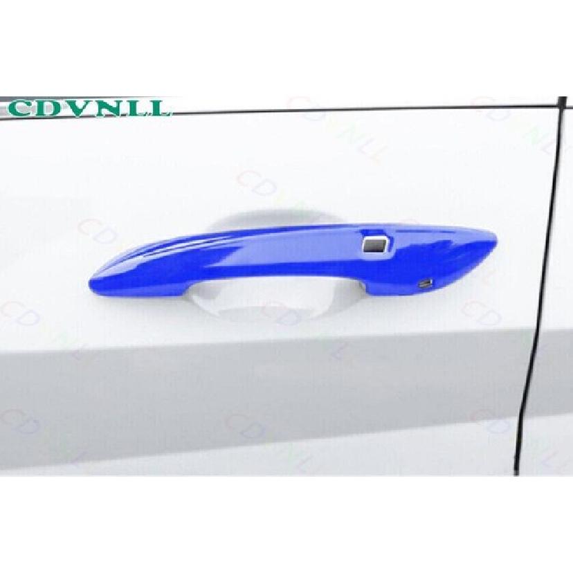 Exterior Side Door Handle Strip Trim For Hyundai Elantra - Bright Blue