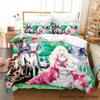 Новый Набор Постельного Белья Принцесса-Библиофил Всесезонный Односпальный Полуторный Двуспальный Кингсайз Комплект для Кровати Взрослый Детский Спальня Комплекты Пододеяльников Аниме