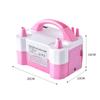 High-voltage Double-hole AC Portable Electric Balloon Pump US-Plug EU-Plug Balloon Air Pump Inflator For Wedding Birthday Party