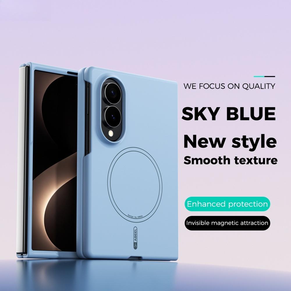 Оригинальный жидкий силикон для чехла Magsafe для Samsung Galaxy Z Fold 8 Ultra fold8 Защита камеры Мягкое покрытие, приятное для кожи ZFold8
