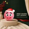 Soft TPR Squeezing Toy 1/5Pcs DIY Christmas Stress Relief Toy, Reindeer Snowman Ball with Relaxing Sensory Tools Detachable Expression Accessory,