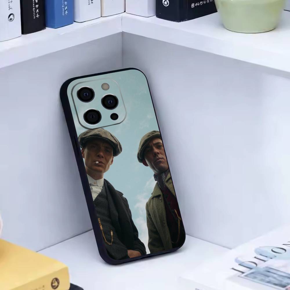 Film Peaky Blinders Phone Case For iPhone 17, 16,15,14,13,12,11 Plus,Pro Max, Others Soft Black Cover