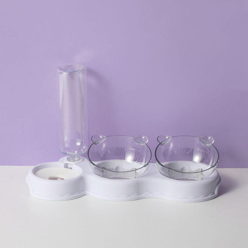 WTEMPO Миска для домашних животных, автоматическая кормушка для собак, кошек, миска для еды, контейнер для питья, приподнятая подставка, миска для поения, кормушка для домашних животных, товары для домашних животных