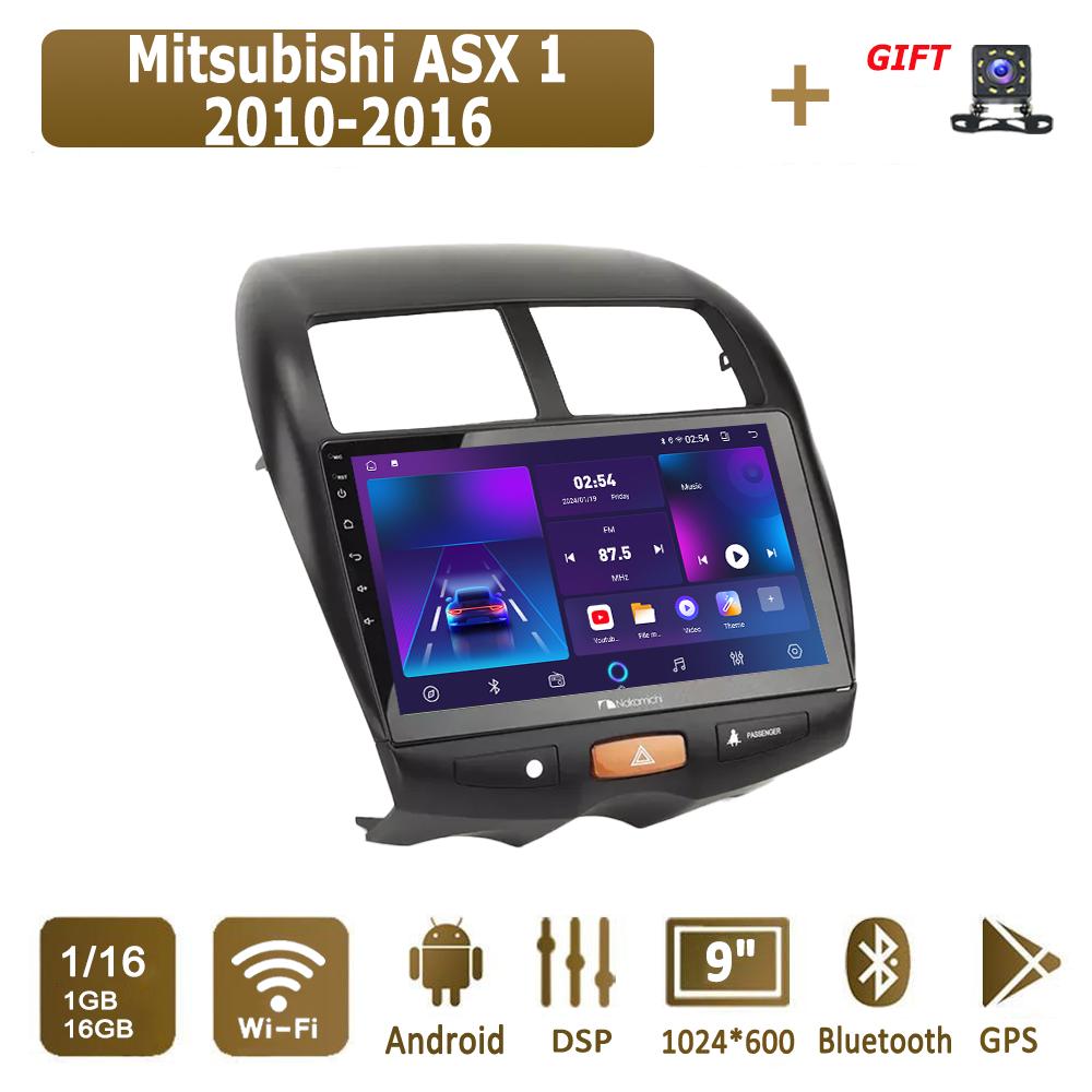Android Carplay автомобильное радио для Mitsubishi ASX 1 2010-2016 мультимедийный проигрыватель головное устройство стерео GPS навигация BT WIFI 4+64 ГБ