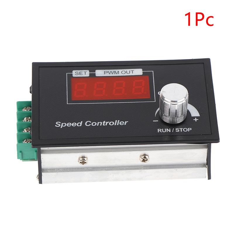 1/2 шт. Контроллер скорости двигателя PWM DC6-60V с ручкой-энкодером, регулируемая частота, для контроллеров двигателей