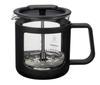 HARIO Cafe Press U French Press Tea Press PressHeat Resistant Glass Practical Capacity 300ml Black CPU-2-B