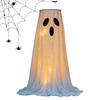 Luminescence Halloween Candy Bowl with Light Ghost Decor Cute Figurine for Yard Patio Indoor Bathroom Door Garden Kitchen Home