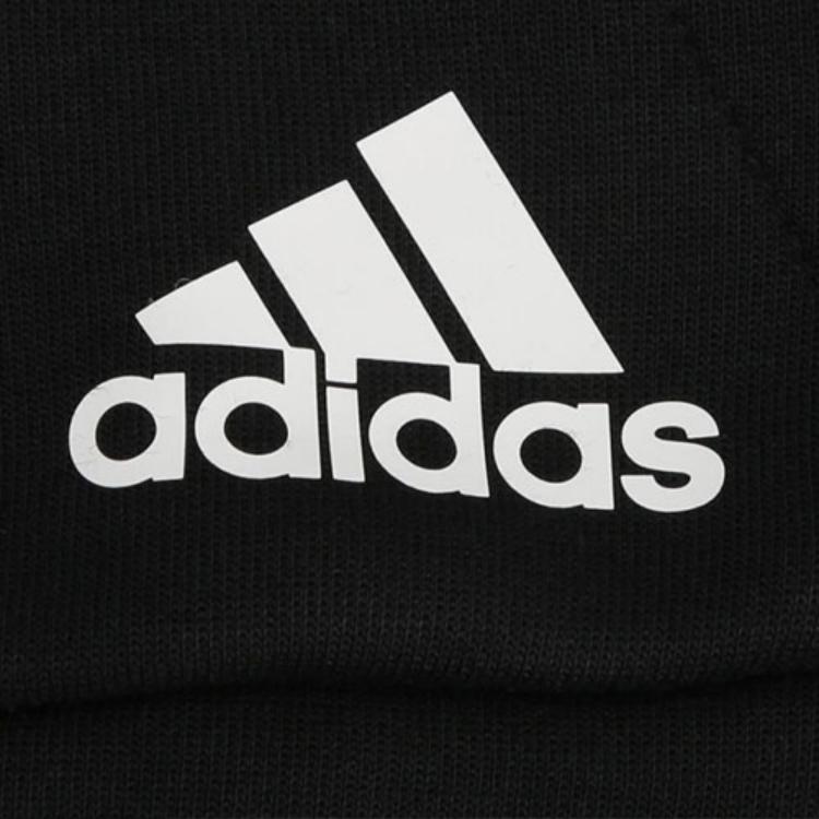 Adidas Куртка с капюшоном в спортивном стиле, женские топы, черный DU6570