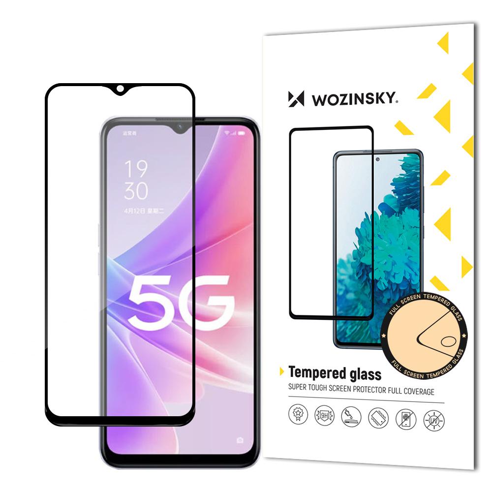 Realme Narzo 50 Full Screen Protector 9H Durable Tempered Glass with Frame Case Friendly Black