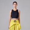 Как Платформа Aw11Tn04 Технический Ребристый Укороченный Топ_Черный