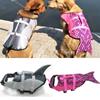 Swimsuit Harness Vest Dog Life Jacket Pet Safety Clothes Mermaid Shark Puppy Surf Saver Coat