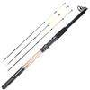 FTK Telescopic Rock Fishing Rod Spin Fly Carp Feeder Carbon Fiber Fishing 3m 3.3M 3.6M Mini Travel Rod with Spare Rod Head