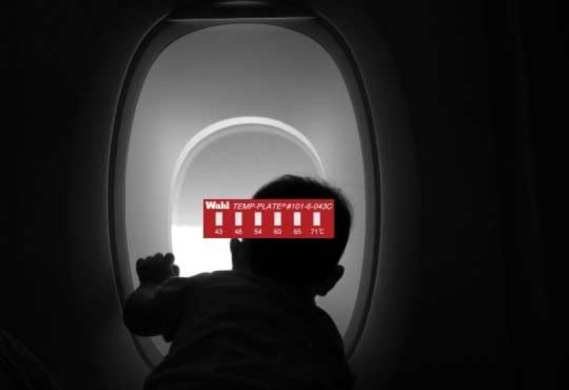 ONDOLAB Необратимая термочувствительная этикетка Шаблон Серия 101-6 (TP P/N 101-6-215)