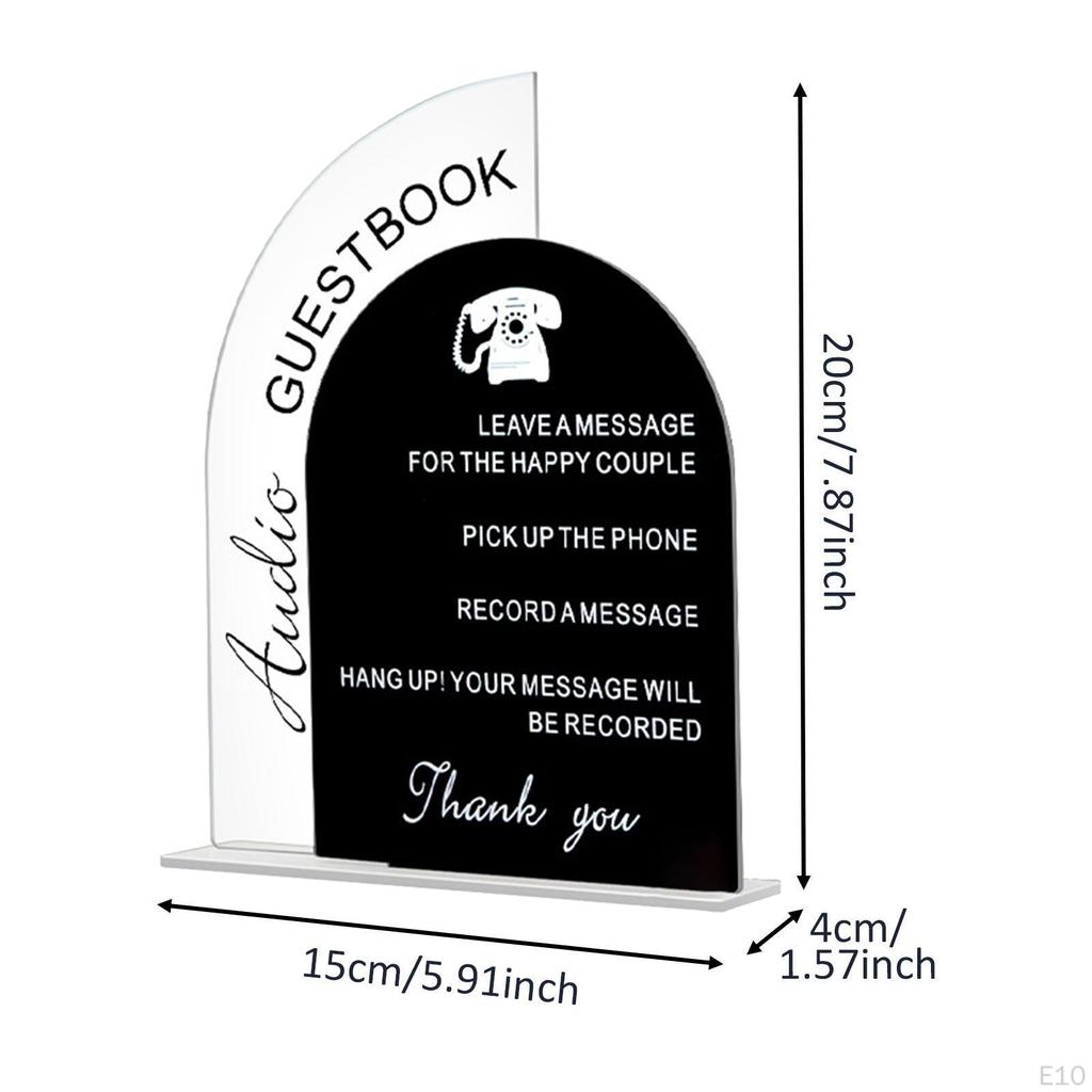 Акриловая табличка для свадебных мероприятий и украшения памятного стола на банкет