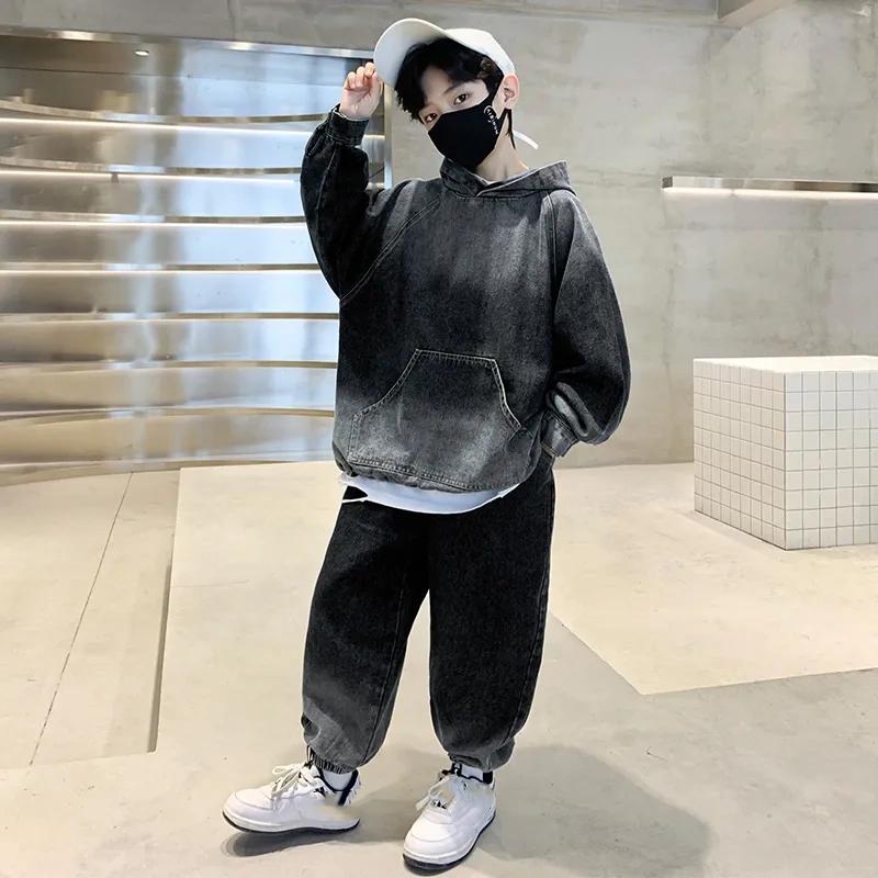 Детская одежда, Джинсовые костюмы для мальчиков, Осенняя одежда, Красивые детские весенне-осенние костюмы-двойки, Осенние мальчики