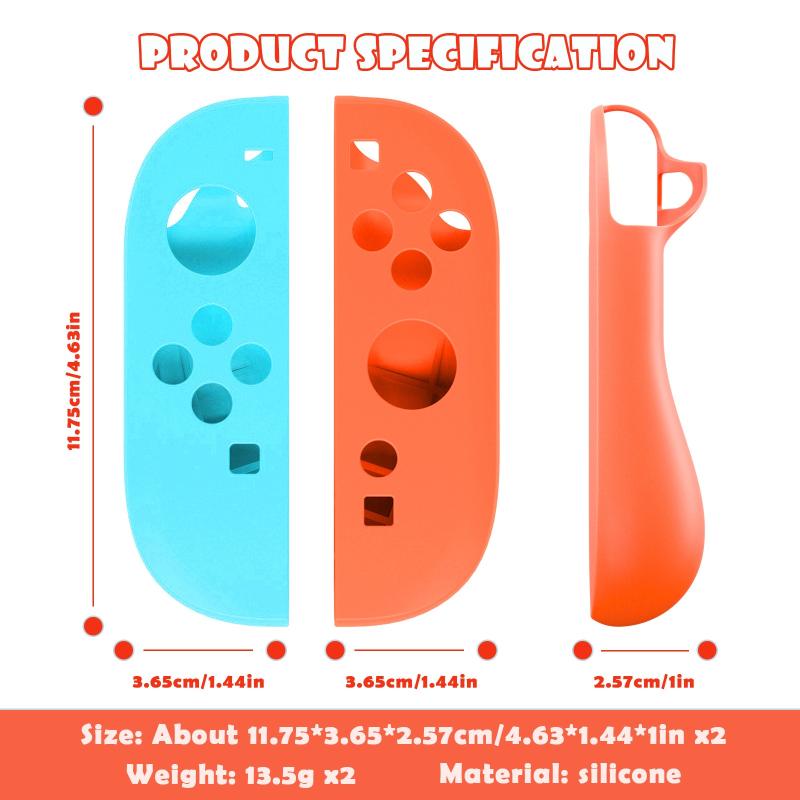 Силиконовый чехол-накладка для рук, защитный чехол для Switch 2, чехол-протектор для рукоятки, чехол-протектор для джойстика Joy-Con