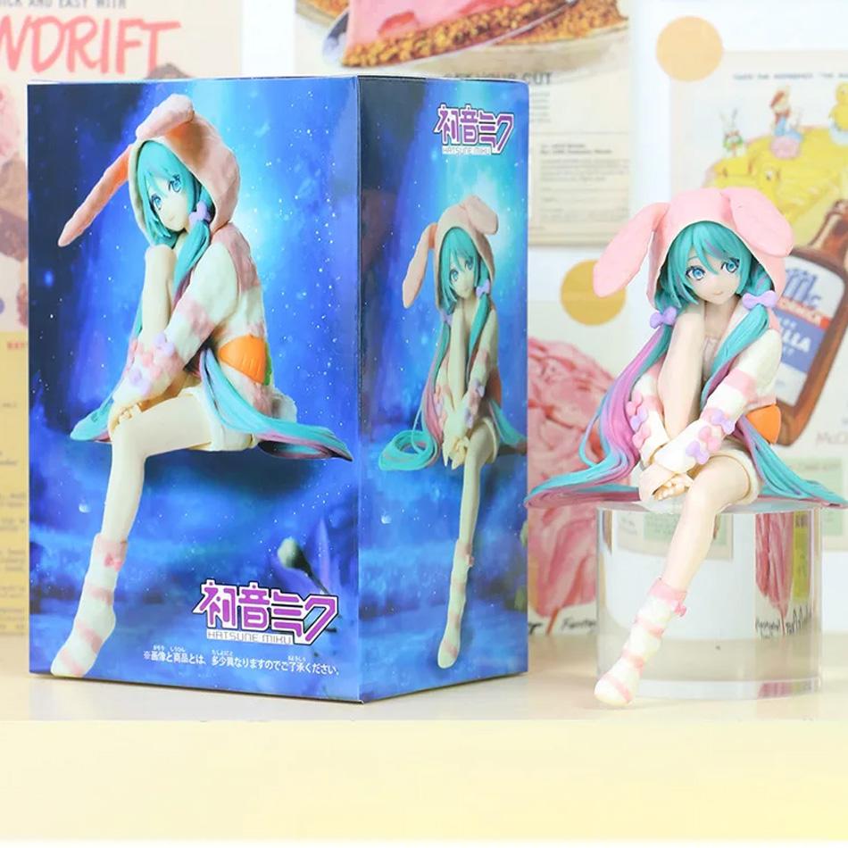 Noodle Stopper Hatsune Miku Handmade Anime Peripheral PVC Collection Model Doll Desktop Decoration Ornaments Christmas Gift