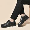 High Quality Genuine Leather Shoes Men Flats Fashion Men's Casual Shoes Brand Man Soft Comfortable Lace Up Black Business Formal Shoes
