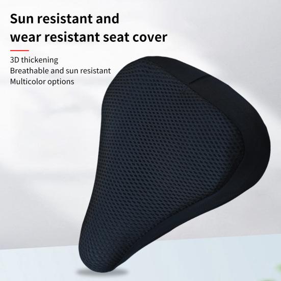 Durable Stereo Well Fit Multi Colors Tear Resistant Bicycle Seat Cover for Mountain Bike Cushion