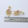 Kundan Gold Plated Earring 925 Sterling Silver Handmade Polki Jewelry Moissanite Earring Indian Women Jewelry