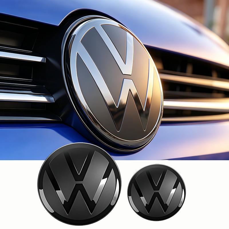 Not Affect ACC Volkswagen Car Front Grill Rear Trunk Emblem Lid Sticker For VW GTI Polo Golf Passat Tiguan CC T-ROC Arteon Jetta