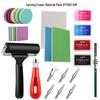 Professional Woodcut Carving Knife & Roller Set for Rubber Stamp Art
