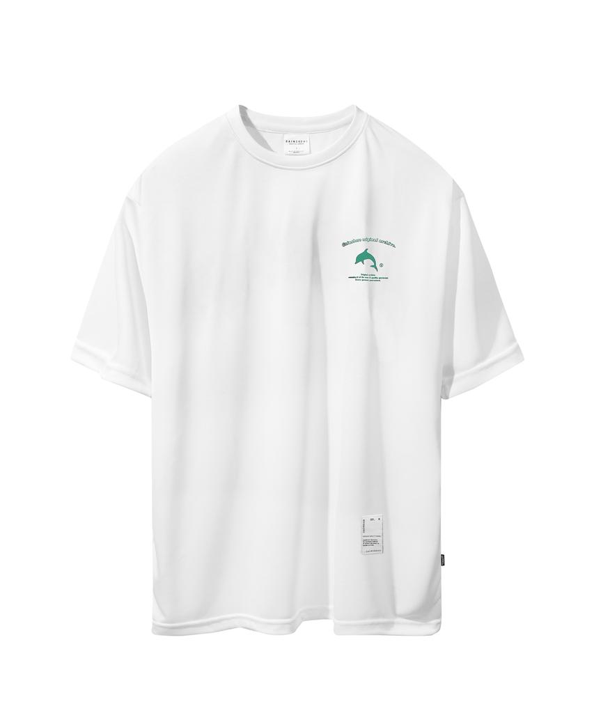 GAINSBORO Coolmore Dolphin Short Sleeve T-Shirt_Off-White