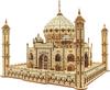 SILK ROAD 3D 3D Puzzle DIY Wooden Puzzle Taj Mahal with LED Light 416PCS Craft Present Toy Toy Educational Toy Boys Girls Adults New Year Gift