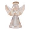 Champagne Crystal Guardian Angel Figurine for Women, Art Collectible Figurines Decor
