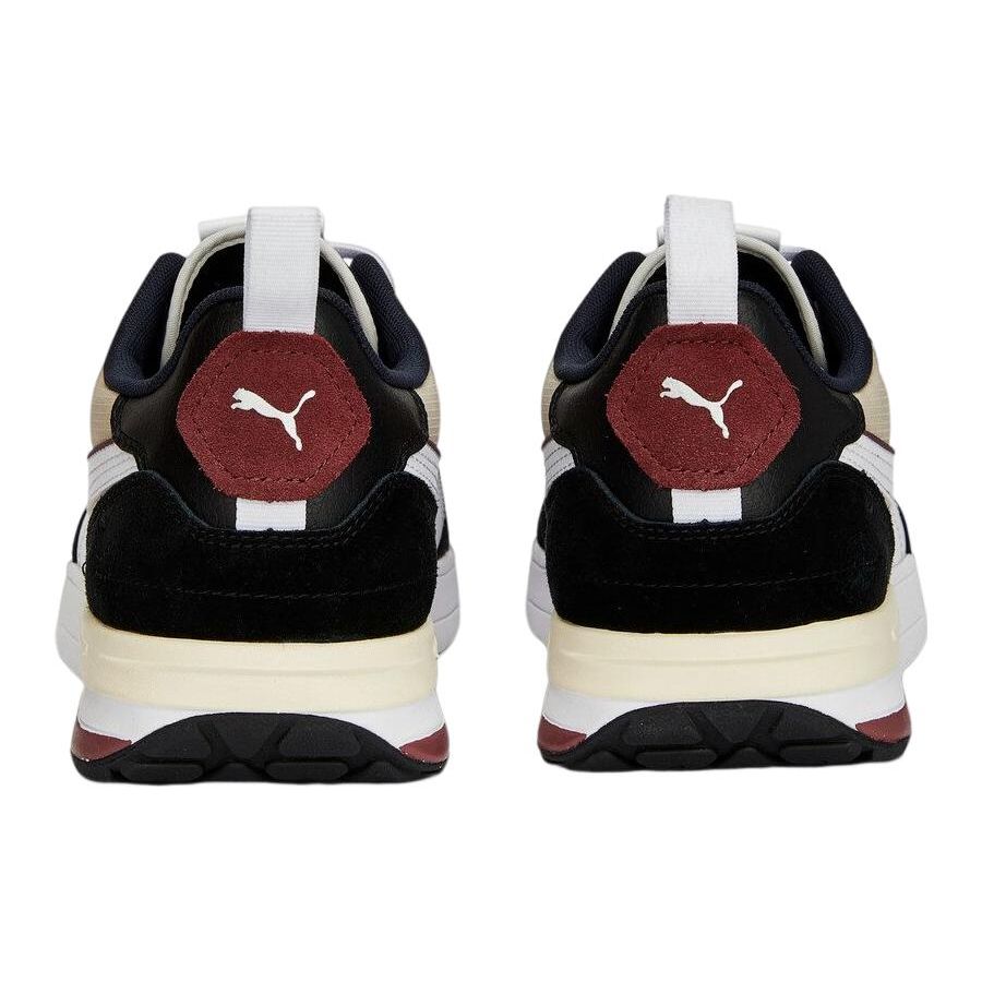 PUMA R22 383462-21 Black/Beige/White Unisex Retro Running Inspired Lifestyle Sneakers