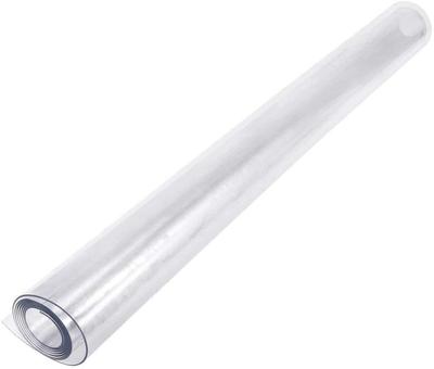 Mylystar Прозрачная скатерть, 1x2 м, ПВХ подложка на стол, толщина 2 мм, толстый виниловый лист, чехол на стол, водоотталкивающий