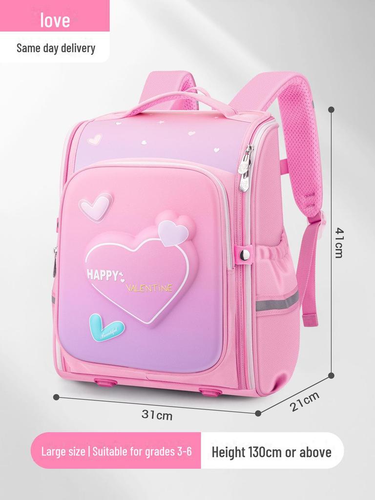 Сверхлегкие школьные рюкзаки 2023 года для мальчиков и девочек, 1–6 классы: Защита позвоночника и снижение нагрузки