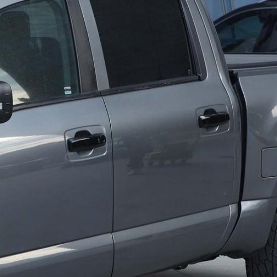 Glossy Black External Door Handle Knobs Trim Decor Cover For Nissan titan 16-23